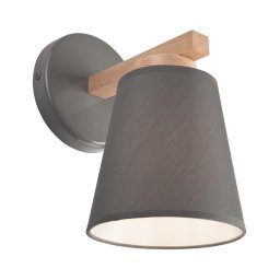 Aplica de perete ELLIE 1xE27/60W/230V gri