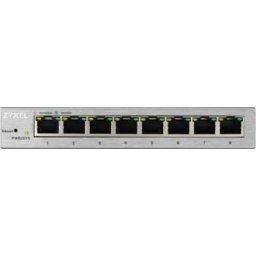 Zyxel Gs1200-8, 8-Port Gbe Web Smart Metal Switch, Fanless
