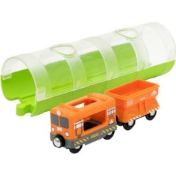 Trenulet marfa cu tunel BRIO