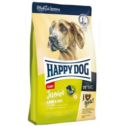 Happy Dog Giant Junior Miel și orez 15 kg