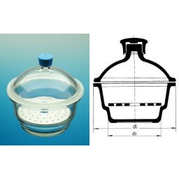 Exicator sticla - 250 mm