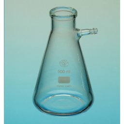 Pahar de filtrare Kitasato stut din sticla - 250 ml