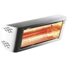 Incalzitor cu Infrarosii Heliosa Hi Design 44 2000W, Incalzire exterior si interior, Rezistent la atat la ploaie cat si la jet de apa, Fabricatie Italia, Culoare Alba, IPX5