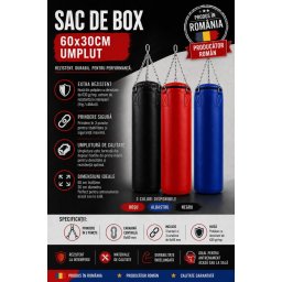 Sac de box 60x30cm umplut