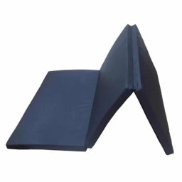 Saltea gimnastica pliabila in 3 segmente, 200x60x3 cm, bleumarin