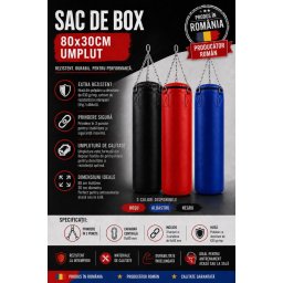 Sac de box 80x30 cm umplut