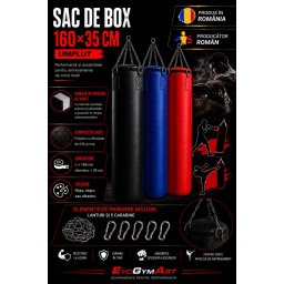 Sac de box 160x35 cm umplut