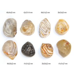 Agata Enhydro Minerala Naturala Rulata - ( XXL) - 1 Buc