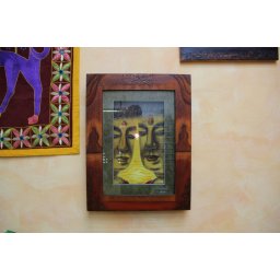 Tablou Buddha Yin Yang - Obiect Decorativ - 62x48 cm