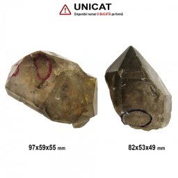 Cuart Fumuriu Enhydro Brut Natural - 82-97 x 53-59 x 49-55 mm (XXL) - 1 Buc