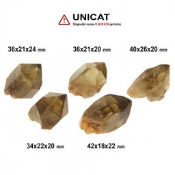 Citrin Congo Brut Natural - 34-42x18-26x20-24 mm- ( XL ) - 1 Buc