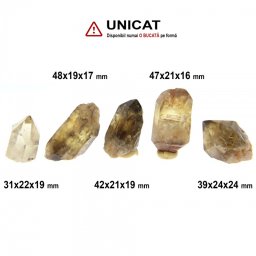 Citrin Congo Brut Natural - 31-48x19-24x16-24 mm- ( XL ) - 1 Buc