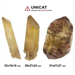 Citrin Congo Brut Natural - 90-93x18-47x16-27 mm- ( XXL ) - 1 Buc