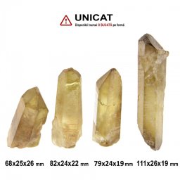 Citrin Congo Brut Natural - 68-111x24-26x19-26 mm - ( XXL ) - 1 Buc