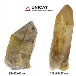 Citrin Congo Brut Natural - 89-117x28-42x37-40 mm - ( XXL ) - 1 Buc