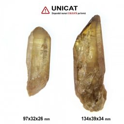 Citrin Congo Brut Natural - 97-134x32-39x26-34 mm- ( XXL ) - 1 Buc