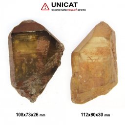 Citrin Congo Brut Natural - 108-112x60-73x26-30 mm - ( XXL ) - 1 Buc