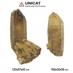 Citrin Congo Brut Natural - 102-123x32-57x30-43 mm - ( XXL ) - 1 Buc
