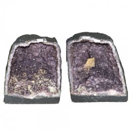 Geoda Ametist Naturala Brazilia - Pereche - 47x36 cm - Unicat