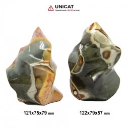 Obelisc Jasp Policrom Neregulat 121-122 x 75-79 x 57-79 mm (XXL) - Unicat