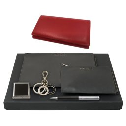 Sophisticated Lady Hugo Boss si Portofel Piele Naturala Personalizabile