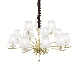 Candelabru PEGASO SP12 OTTONE SATINATO 197746