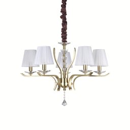 Candelabru PEGASO SP5 OTTONE SATINATO 197722