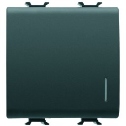 Intrerupator cu revenire cu led 2 module Gewiss Chorus GW12172