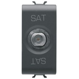 Priza tv/sat de trecere 5db 1 modul Gewiss Chorus GW12372