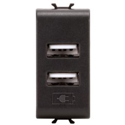 Sursa de alimentare 2xUSB 1 modul Gewiss Chorus GW12450