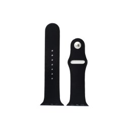 Curea Apple Watch 42mm Series 1,2,3,4 sau 5 de 44mm silicon negru