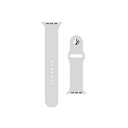 Curea Apple Watch 42mm Series 1,2,3,4 sau 5 de 44mm silicon alb