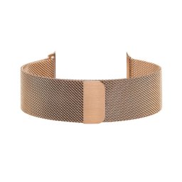Curea Apple Watch 42mm Series 1,2,3,4 sau 5 de 44mm metalica Gold Milanese cu inchidere magnetica