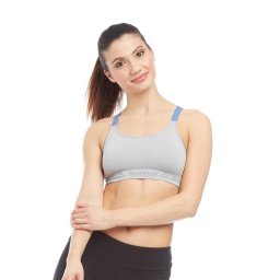 Reebok Tecia Seamless Performance Grey Marl/Crushed Cobalt