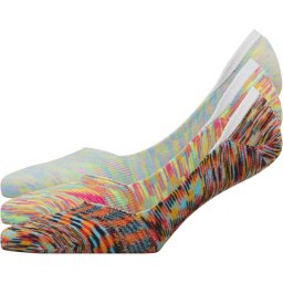 Fruitcake Space Dye No Show Black/Yellow/Blue