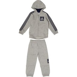adidas Baby 3 StJogger Set Medium Grey Heather/Navy
