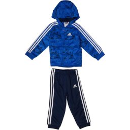 adidas Baby Shiny Jogger Set Hi-Res Blue/Collegiate Navy/Collegiate Royal/White