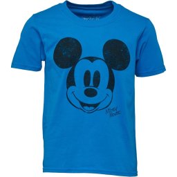 Disney Simple Mickey Face T-Sapphire