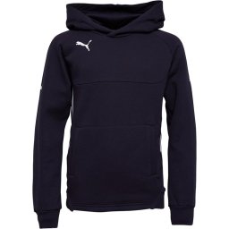 Puma Junior Pro Hoodie Navy/White