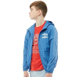 Franklin & Marshall Junior Badge Windcheater Victoria Blue