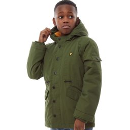 Lyle And Scott Junior Weight MicroWoodland Green