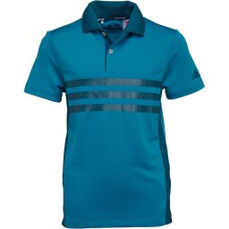 adidas Junior Merch 3 Stripes Golf Polo Mystery Petrol