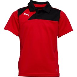Puma Junior Esquadra Leisure Polo Red/Black