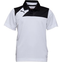Puma Junior Esquadra Leisure Polo White/Black