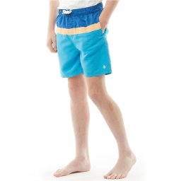 Original Penguin Junior Three Colour Block Aqua Splash