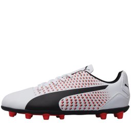 Puma Junior Adreno III AG Puma White/Puma Black/Fiery Coral