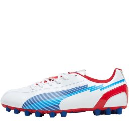 Puma Junior evoSPEED 5 AG White/Red/Blue