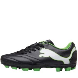 Puma Junior Velize FG Puma Black/Fluorescent Green/White