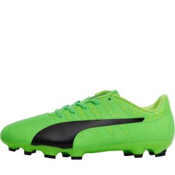 Puma Junior evoPOWER Vigor 4 AG Green Gecko/Puma Black/Safety Yellow