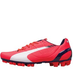 Puma Junior evoSPEED 4.3 AG Lava Blast/White/Total Eclipse